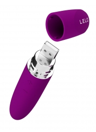 Лиловый вибратор для клитора Lelo Mia 3 - 11 см. - Lelo