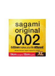 Презерватив увеличенного размера Sagami Original 0.02 XL-size - 1 шт. - Sagami - купить с доставкой в Красноярске