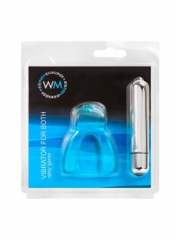 Голубая капа с вибропулей для оральных ласк - Erowoman-Eroman купить в Красноярске с доставкой в Orgasmix.ru Голубая капа с вибропулей для оральных ласк - Erowoman-Eroman