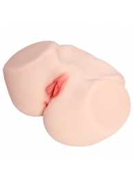 Мастурбатор-полуторс с двойным слоем материала и вибрацией Jenny Onahole Real Vagina - KOKOS - в Красноярске купить с доставкой
