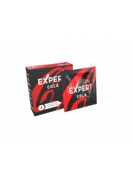 Презервативы с ароматом колы Expert Cola - 3 шт. - Expert - купить с доставкой в Красноярске