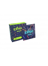 Светящиеся в темноте презервативы Expert Neon - 3 шт. - Expert - купить с доставкой в Красноярске