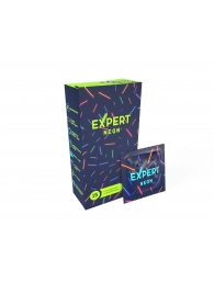 Светящиеся в темноте презервативы Expert Neon - 15 шт. - Expert - купить с доставкой в Красноярске