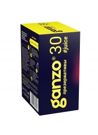 Ароматизированные презервативы Ganzo Juice - 30 шт. - Ganzo - купить с доставкой в Красноярске