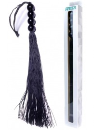 Черная силиконовая плеть - 37 см. - Boys of Toys - купить с доставкой в Красноярске