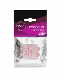 Прозрачная насадка на пенис с цветными шариками - Erowoman-Eroman - в Красноярске купить с доставкой Прозрачная насадка на пенис с цветными шариками - Erowoman-Eroman - в Красноярске купить с доставкой