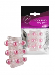 Прозрачная сквозная насадка на пенис с цветными шариками - Erowoman-Eroman - в Красноярске купить с доставкой Прозрачная сквозная насадка на пенис с цветными шариками - Erowoman-Eroman - в Красноярске купить с доставкой