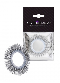 Круглое эрекционное кольцо с длинными «ресничками» - Sextaz - в Красноярске купить с доставкой