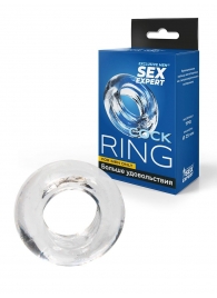 Прозрачное эрекционное кольцо-бублик - Sex Expert - в Красноярске купить с доставкой