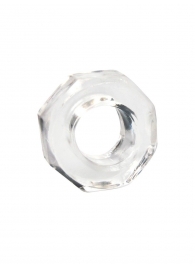 Прозрачное эрекционное кольцо в форме гайки - Sex Expert - в Красноярске купить с доставкой