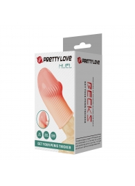 Телесная насадка на пенис Huel - 9 см. - Baile - в Красноярске купить с доставкой