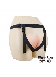 Черные трусики харнесс с платформой Caludio I - Baile - купить с доставкой в Красноярске