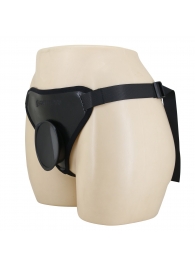 Черные трусики харнесс с платформой Caludio I - Baile - купить с доставкой в Красноярске