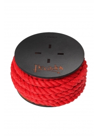 Красная веревка для шибари на катушке - 5 м. - Pecado - купить с доставкой в Красноярске