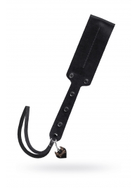 Черный кожаный пэддл - 32 см. - Pecado - купить с доставкой в Красноярске