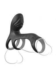 Черная насадка на пенис Ultimate Couples Cage Pro - Pipedream - в Красноярске купить с доставкой