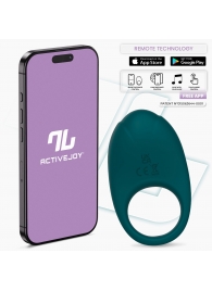 Зеленое интерактивное виброкольцо Ringo - Intoyou - в Красноярске купить с доставкой