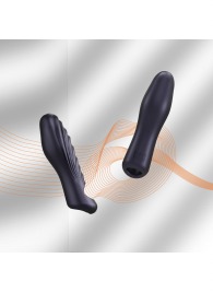 Сливовая силиконовая насадка на пенис с подхватом Manwan Ryzer - Manwan - в Красноярске купить с доставкой