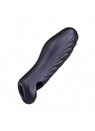 Сливовая силиконовая насадка на пенис с подхватом Manwan Ryzer - Manwan - в Красноярске купить с доставкой