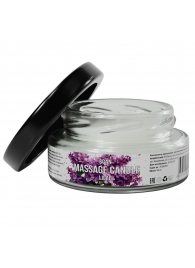 Массажная свеча «Сирень» - 50 мл. - SGAN - купить с доставкой в Красноярске