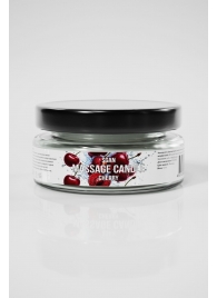 Массажная свеча «Спелая вишня» - 50 мл. - SGAN - купить с доставкой в Красноярске