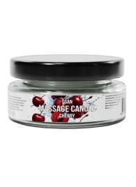 Массажная свеча «Спелая вишня» - 50 мл. - SGAN - купить с доставкой в Красноярске