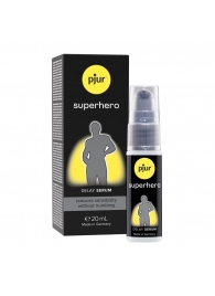 Пролонгатор-сыворотка pjur Superhero Delay Serum - 20 мл. - Pjur - купить с доставкой в Красноярске
