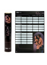 Плакат для двоих со скретч-слоем «БДСМ» - Сима-Ленд - купить с доставкой в Красноярске