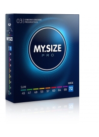 Презервативы MY.SIZE размер 72 - 3 шт. - My.Size - купить с доставкой в Красноярске