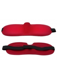 Красная глухая маска на резинке - Sitabella - купить с доставкой в Красноярске