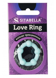 Цветное эрекционное кольцо Love Ring с бусинами - Sitabella - в Красноярске купить с доставкой