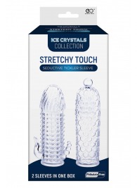 Набор из 2 прозрачных насадок на член Seductive Tickler Sleeves Set - NMC - в Красноярске купить с доставкой