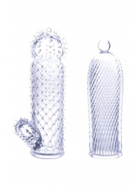 Набор из 2 прозрачных насадок на член Seductive Tickler Sleeves - NMC - в Красноярске купить с доставкой