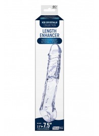 Прозрачная насадка-удлинитель Length Enhancer с подхватом - 22,3 см. - NMC - в Красноярске купить с доставкой