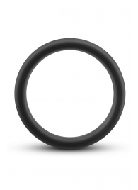 Черное эрекционное кольцо Silicone Go Pro Cock Ring - Blush Novelties - в Красноярске купить с доставкой