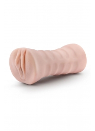 Телесный мастурбатор-вагина Ayumi с вибрацией - Blush Novelties - в Красноярске купить с доставкой