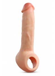 Телесная насадка-удлинитель Thrive 8.75 Inch Realistic Penis Extender Sleeve - 22,2 см. - Blush Novelties - в Красноярске купить с доставкой
