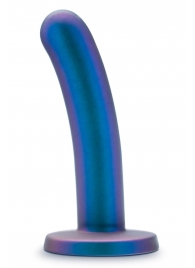 Синяя насадка с гладкой поверхностью Surrender 5.75 Inch Intermediate Pegging Dildo - 14,6 см. - Blush Novelties - купить с доставкой в Красноярске