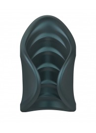 Серый сквозной мастурбатор с вибрацией Manwan Starter - Manwan - в Красноярске купить с доставкой