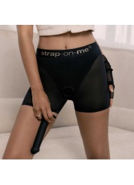 Трусики-шорты для фиксации насадок Strap-on-me Harness Lingerie Halo - size M - Strap-on-me - купить с доставкой в Красноярске