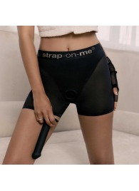 Трусики-шорты для фиксации насадок Strap-on-me Harness Lingerie Halo - size L - Strap-on-me - купить с доставкой в Красноярске