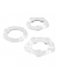 Набор из 3 эрекционных прозрачных колец - Boys of Toys - в Красноярске купить с доставкой
