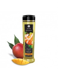 Массажное масло для тела Luscious Mango с ароматом манго - 240 мл. - Shunga - купить с доставкой в Красноярске