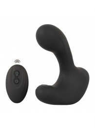 Черная анальная вибропробка с функцией расширения RC Butt Plug with 3 functions - Orion - в Красноярске купить с доставкой
