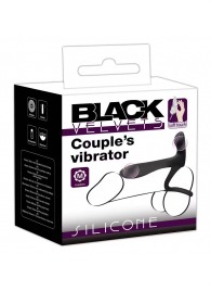 Черная насадка на член с вибрацией Couple’s Vibrator - Orion - в Красноярске купить с доставкой