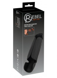 Черный вибромастурбатор с трехточечной стимуляцией Penis Trainer with 3 Point Stimulation - Orion - в Красноярске купить с доставкой