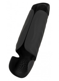 Черный вибромастурбатор с трехточечной стимуляцией Penis Trainer with 3 Point Stimulation - Orion - в Красноярске купить с доставкой