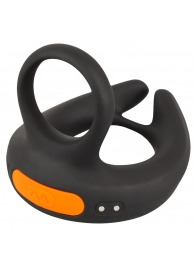 Черный вибростимулятор мошонки RC Scrotum Stimulator with Vibration - Orion - в Красноярске купить с доставкой