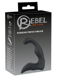 Черный перезаряжаемый стимулятор простаты с вибрацией - 14,6 см. - Orion - в Красноярске купить с доставкой