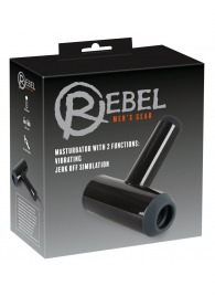 Черный мастурбатор с удобной ручкой Masturbator with 2 Functions - Orion - в Красноярске купить с доставкой